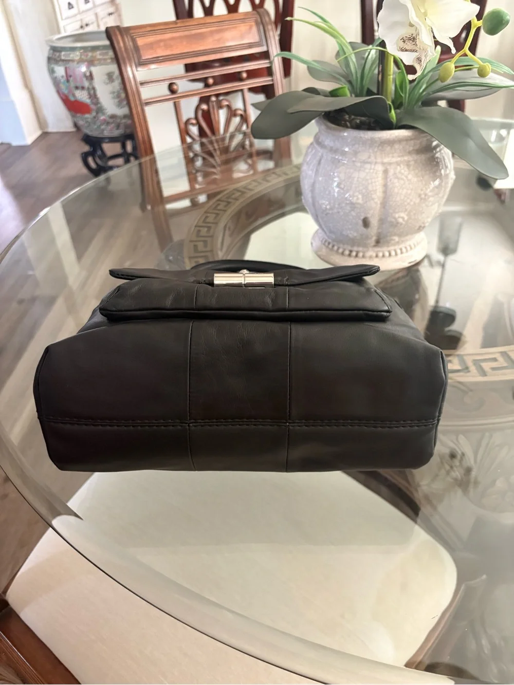 🖤🖤COACH KRISTEN BUTTER SOFT BLACK LEATHER BAG!🖤🖤14782